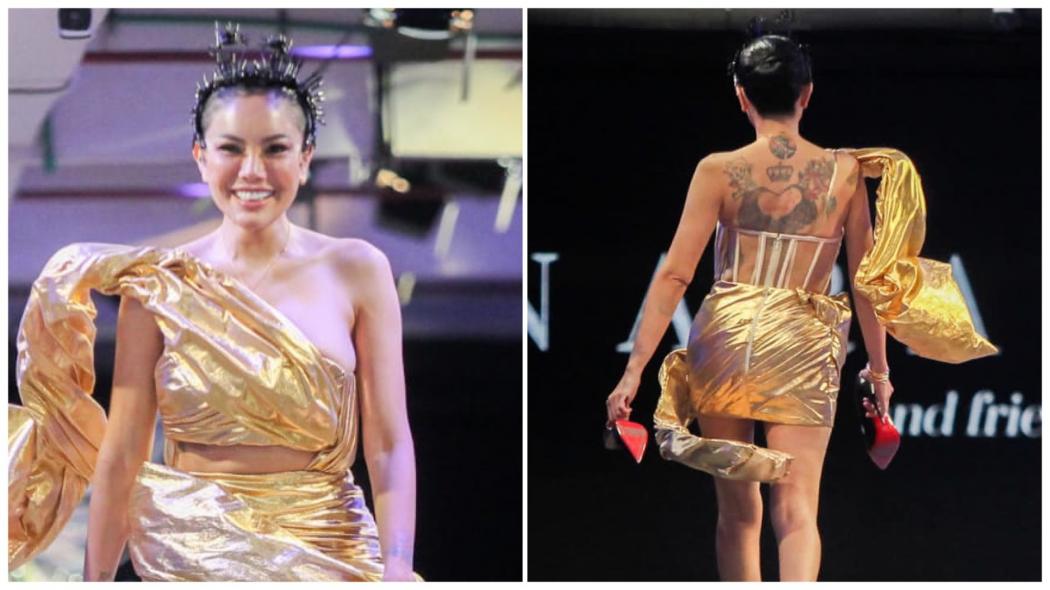 Bikin Heboh, Nikita Mirzani Lepas High Heels saat Jadi Model Runway: Capek Gue
