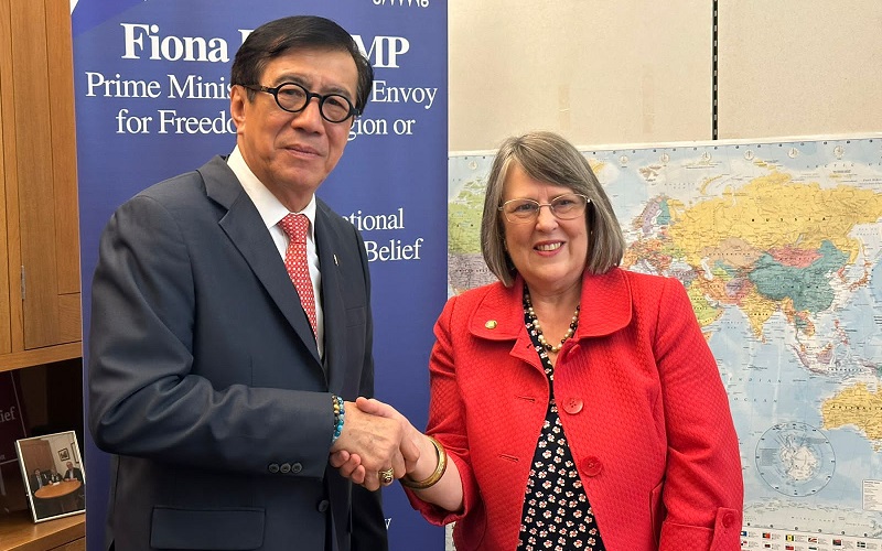 Menkumham Yasonna H Laoly Promosikan Kebebasan Beragama Indonesia saat Bertemu Parlemen Inggris