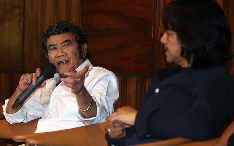 Rhoma Irama Prihatin Krisis Royalti Landa Musisi Dangdut Indonesia.
