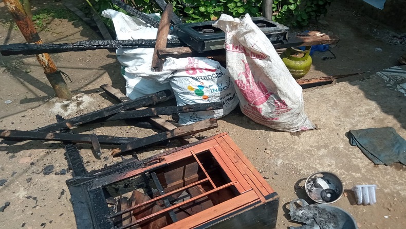 Kebakaran Rumah di Sukabumi, Diduga Dipicu Gas Elpiji Bocor lalu Sambar Lampu