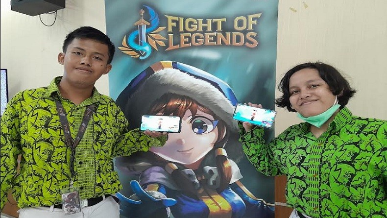 Kehadiran Fight of Legends di SMKN 48 Disambut Baik, Siswa Antusias Bermain Game