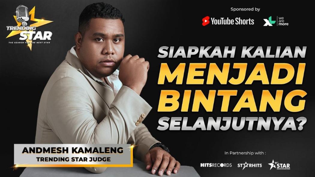 Punya Suara Merdu yang Khas, Andmesh Kamaleng Didapuk Jadi Juri Trending Star!