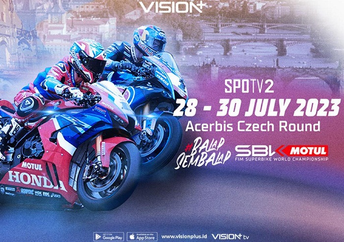 Jadwal Lengkap World Superbike Acerbis Czech Round 2023, Live di Vision+