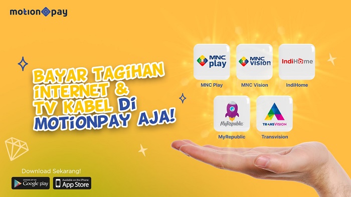 Bayar Tagihan TV Kabel dan Internet Cukup dengan Aplikasi MotionPay, Super Lancar!