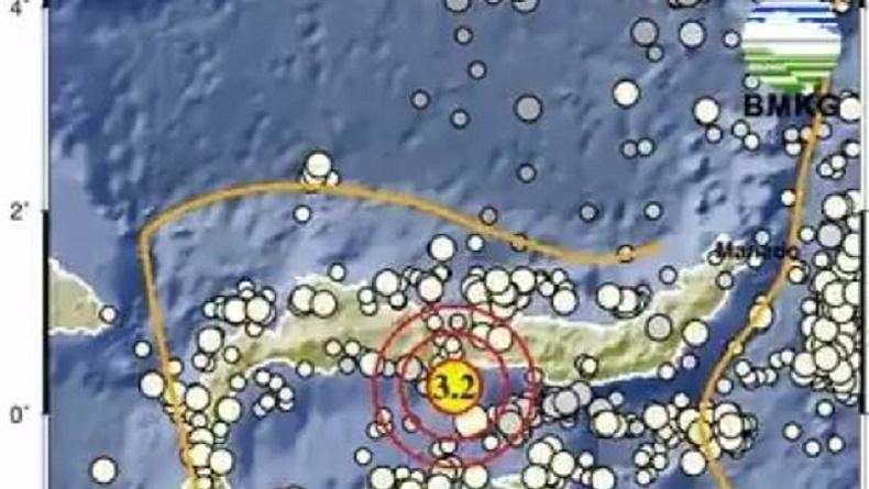 Gempa Terkini M3,2 Guncang Boalemo Gorontalo