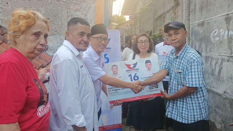 Bacaleg Partai Perindo Blusukan Sosialisasi KTA Berasuransi di Ciracas: Aksi Nyata Lindungi Warga