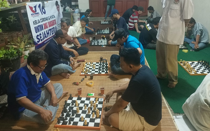 Baja Perindo DKI dan Karang Taruna Harapan Mulya Kemayoran Gelar Kejuaraan Catur Meriahkan HUT ke-78 RI