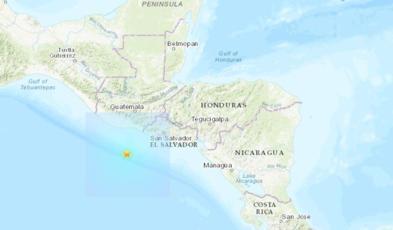 Gempa Magnitudo 5,6 Guncang Lepas Pantai Amerika Tengah