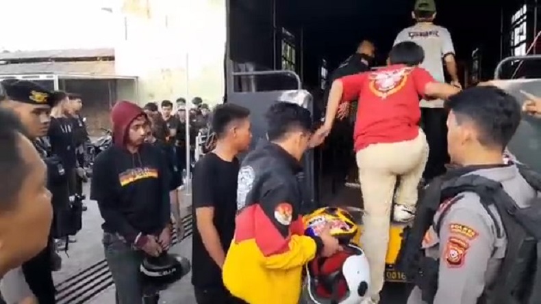 Ugal-ugalan di Jalan Kota Tasikmalaya, 60 Anggota Geng Motor GBR Diamankan Polisi