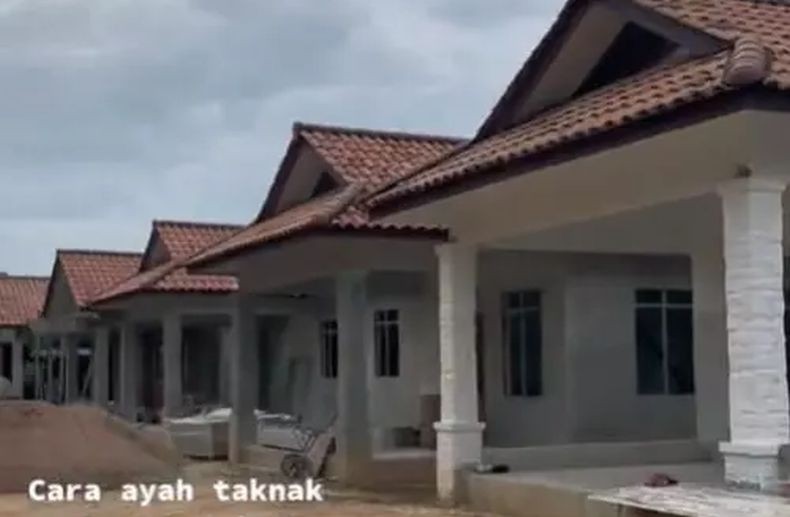 Viral, Ayah Ini Bangunkan 4 Rumah untuk Anaknya karena Tak Ingin Ditinggal