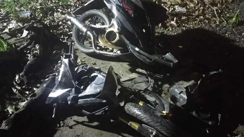 Kecelakaan Maut di  Tanah Laut, Mio Vs Toyota Ayla, 1 Tewas