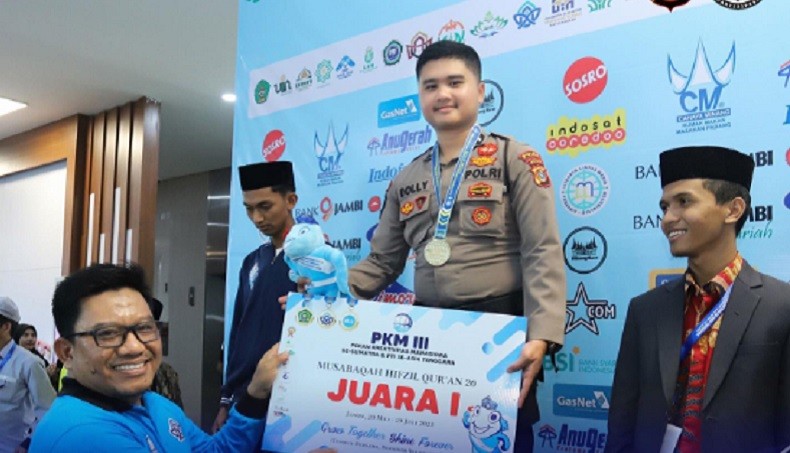Anggota Polda Aceh Bripda Dolly Isma Indra Raih Emas di MHQ PKM III Se-Asia Tenggara