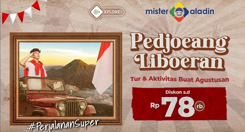 Pejuang Liburan Wajib Ambil Diskon Tur & Aktivitas s.d Rp78 Ribu di Mister Aladin!