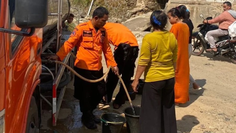 2.456 Warga Jasinga Terdampak Kekeringan, BPBD Bogor Pasok 15.000 Liter Air Bersih