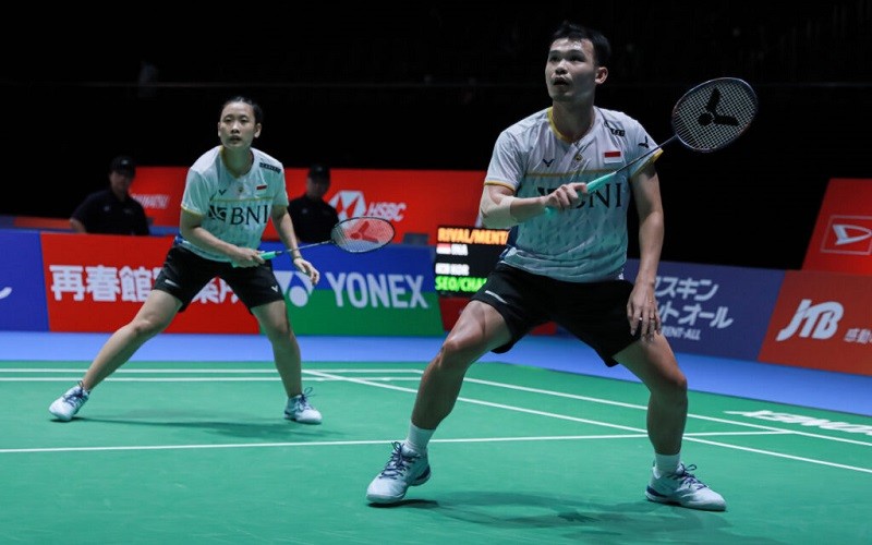 Hasil Thailand Open 2024: Rinov/Pitha Menangkan Perang Saudara vs Dejan/Gloria