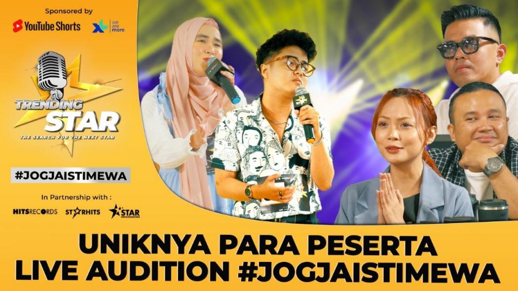 Peserta Live Audition Trending Star Jogja Ini Bawakan Lagu Ciptaannya Sendiri