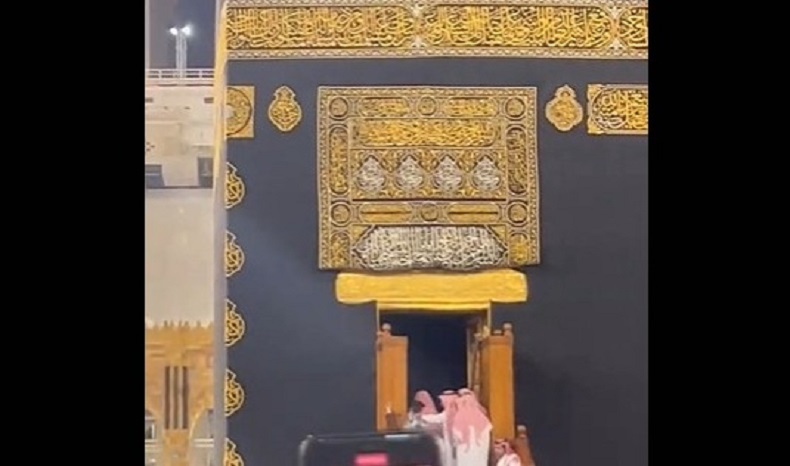 Viral Detik-Detik Pintu Kakbah Dibuka, Jemaah Pekikkan Takbir