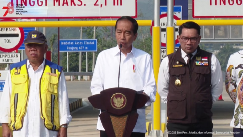 Presiden Jokowi Resmikan Jalan Tol Ciawi-Sukabumi, Bakal Percepat Mobilitas Warga