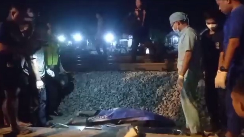 Pria Tewas Tertabrak Kereta di Lamongan, Sebelumnya Sempat Duduk dan Menari-nari di Rel