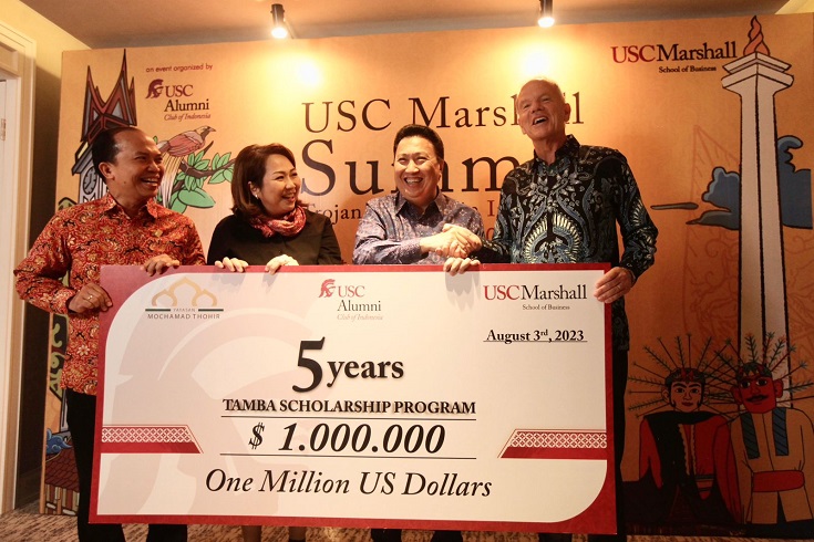 Yayasan Mochamad Thohir Beri Beasiswa TAMBA 1 Juta dolar AS