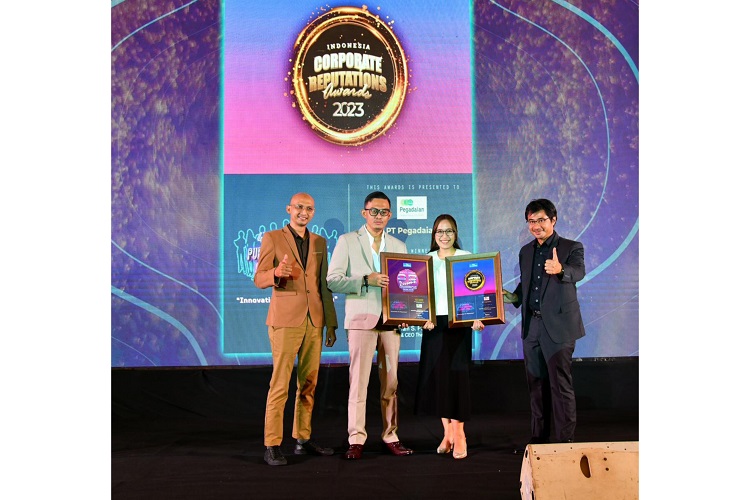 Miliki Reputasi Baik, Pegadaian Raih Penghargaan Corporate Reputation Awards 2023