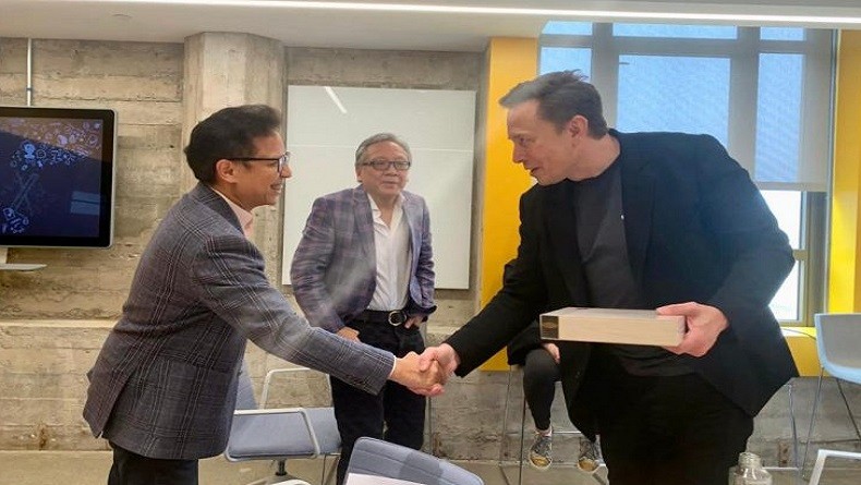 Elon Musk Bertemu Menkes Budi, Bahas soal Internet untuk Puskesmas di Daerah 3T