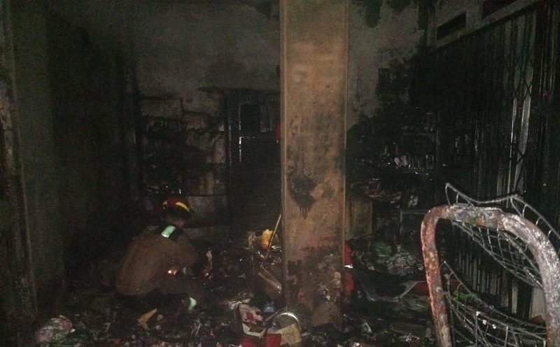 Kebakaran Hari Ini, Ruko 2 Lantai di Sukmajaya Depok Hangus