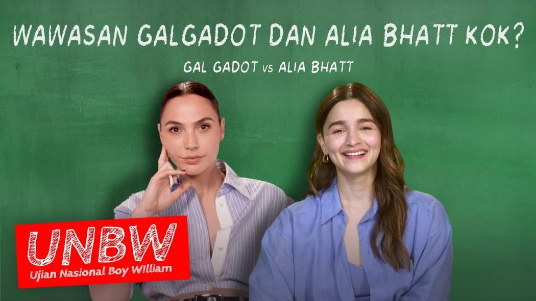 Eksklusif! Gal Gadot Kalahkan Alia Bhatt saat Promosikan Heart of Stone di #UNBW Boy William