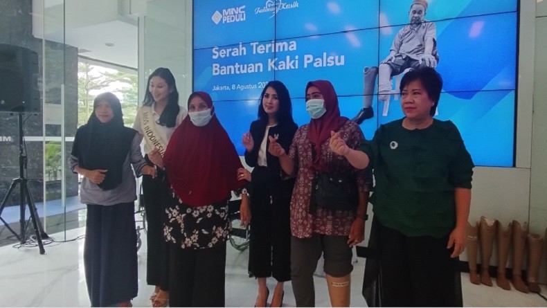 MNC Peduli Donasi 20 Kaki Palsu untuk Tuna Daksa, Liliana Tanoesoedibjo: Ini Komitmen Kami 