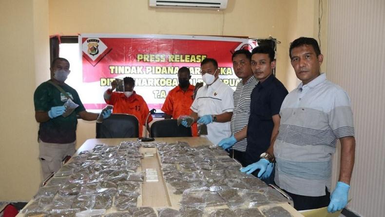 Polda Papua Ungkap 2 Kasus Narkoba di Jayapura, 3 Tersangka Ditangkap
