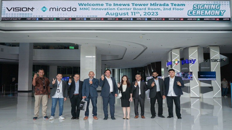 Vision+ dan Mirada Umumkan Kerja Sama untuk Kembangkan Platform Hiburan Digital