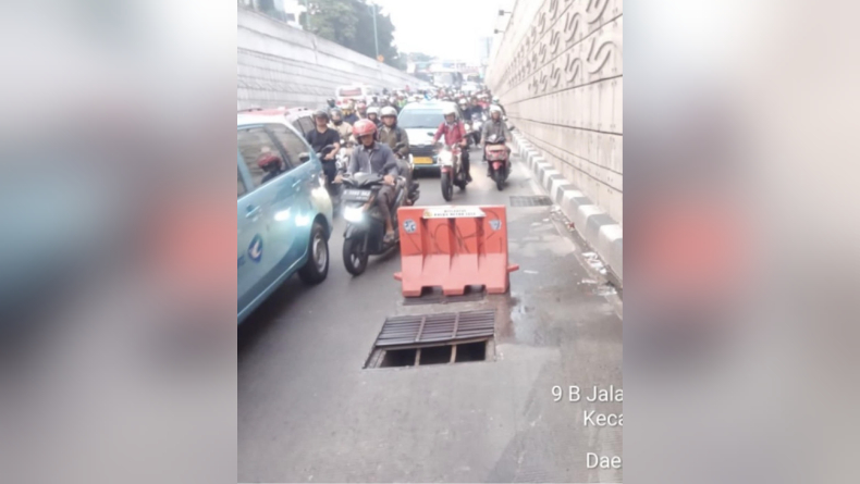 Heboh Penutup Gorong-Gorong Underpass Mampang-Kuningan Dicuri, Polisi Telusuri CCTV