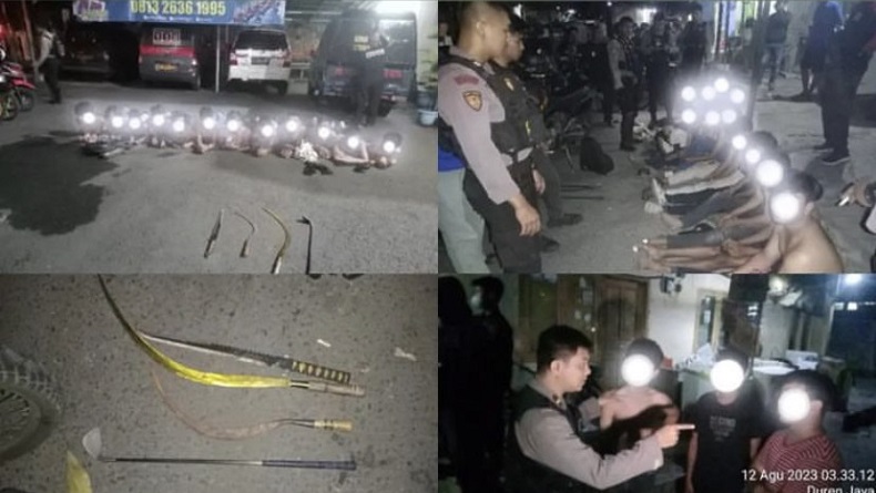 12 Remaja Hendak Tawuran di Bekasi Ditangkap, Tenteng Celurit dan Stik Golf