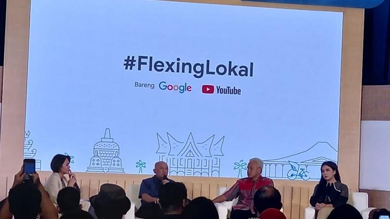 Ganjar Pranowo Hadiri Flexing Lokal Bareng Google dan YouTube di Solo