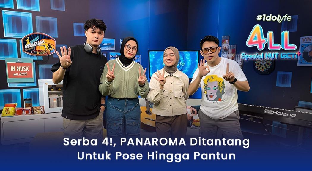 Serba 4! PANAROMA Ditantang untuk Pose hingga Pantun