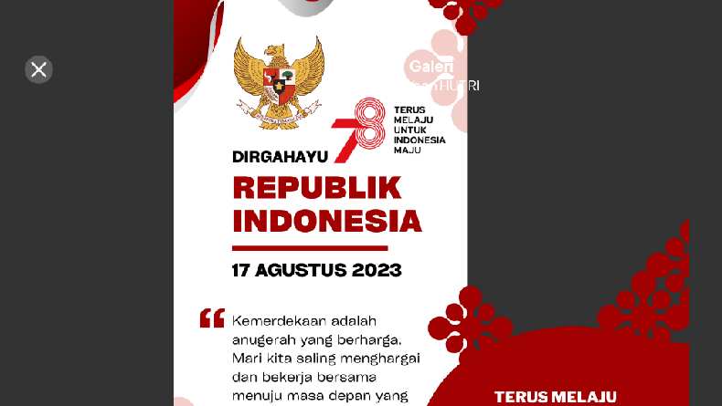 25 Link Twibbon 17 Agustus 2023 untuk Sambut HUT RI ke-78, Akses di Sini!