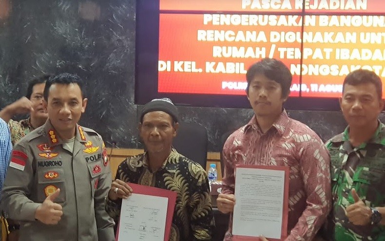 Mediasi Kasus Perusakan Gereja di Batam, Polda Kepri Tegaskan Bukan Konflik Agama