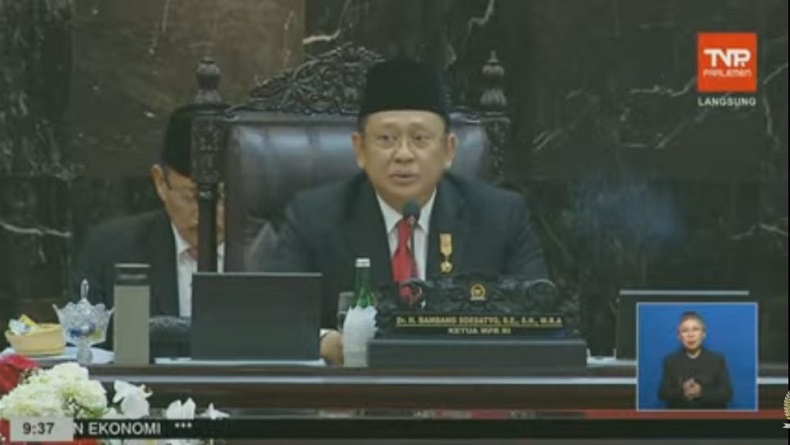 Bamsoet Lempar Pantun Lagi di Sidang Tahunan MPR, Sebut Cawapres Belum Jelas