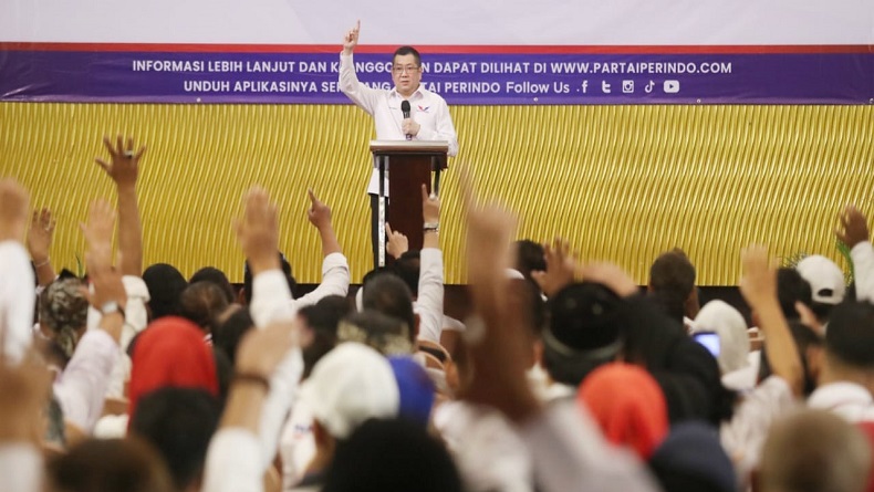 DPT Jabar 35 Juta Orang, Hary Tanoesoedibjo Ingin Kader Partai Perindo Bertarung Habis-habisan