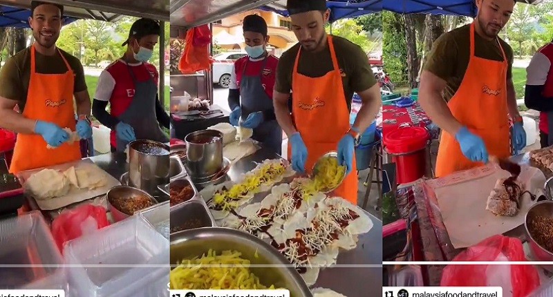 Viral Penjual Lumpia Basah Punya Wajah Ganteng, Pembeli Salah Tingkah!