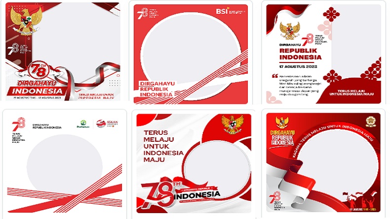 25 Link Twibbon HUT RI ke-78 Lengkap dengan Cara Pasangnya  