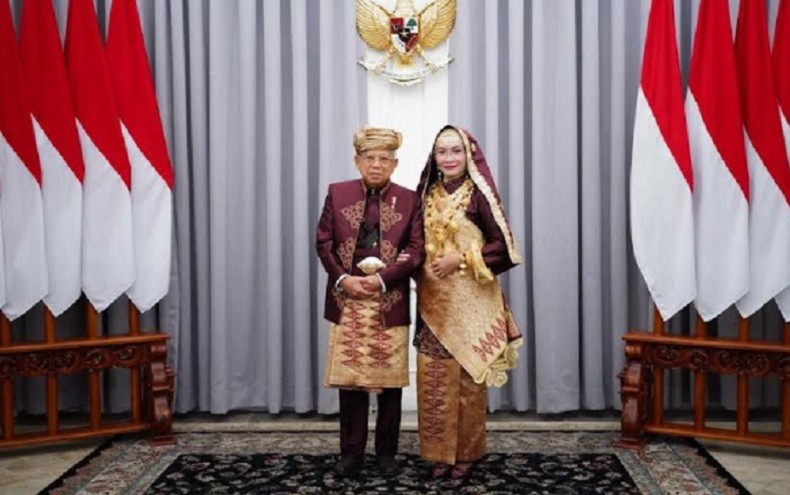 Makna dan Filosofi Baju Adat Sumatera Barat Dipakai Ma'ruf Amin di Upacara HUT ke-78 RI