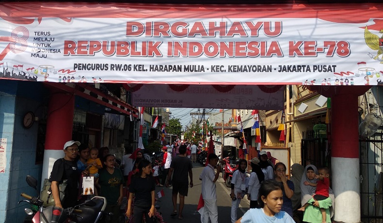 Uniknya Karnaval Kemerdekaan Kampung Perindo di Kemayoran