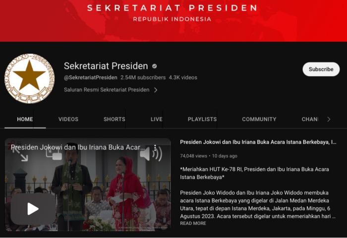 Live Streaming Upacara 17 Agustus 2023 pada HUT RI ke-78 di Istana