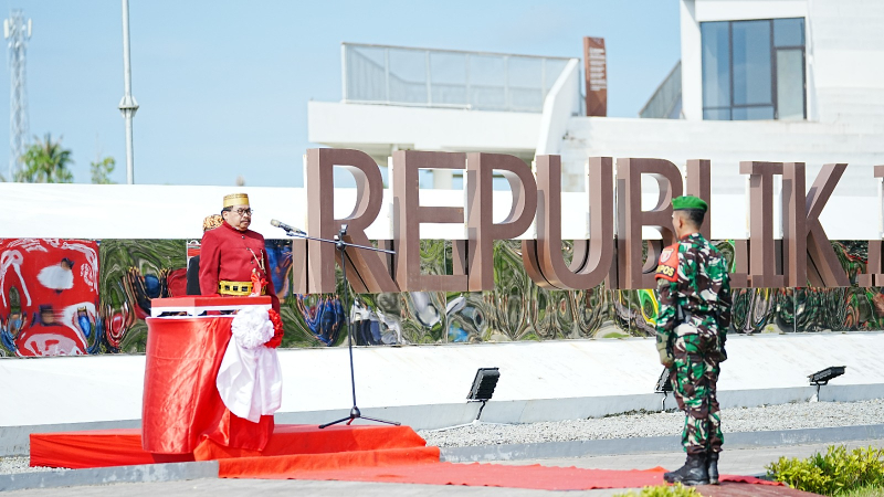 HUT ke-78 RI di PLBN Sei Nyamuk, Waka BPIP: Harmoni dan Kebersamaan di Perbatasan