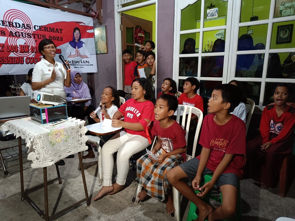 RPA Perindo Jakarta Utara Gelar Lomba Cerdas Cermat di Tanjung Priok, Motivasi Anak Belajar saat HUT RI