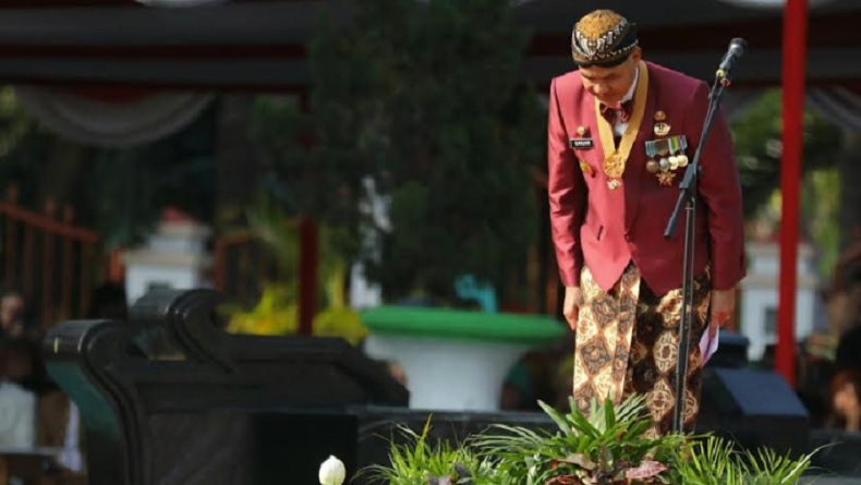 Haru Upacara HUT ke-78 Jateng, Ganjar Pamitan dan Ucapkan Terima Kasih ke Masyarakat