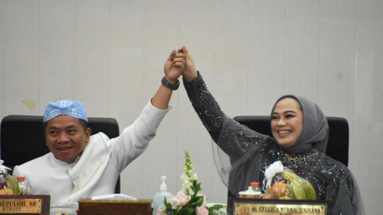 Bupati Cellica Nurrachadiana Lengser, Anggaran Karawang Defisit Rp1 Triliun