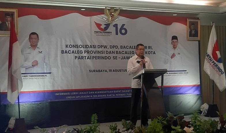 Hary Tanoe Gembleng 300 Bacaleg Partai Perindo Jatim