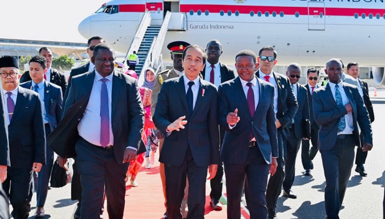  Presiden Joko Widodo Tiba di Kenya